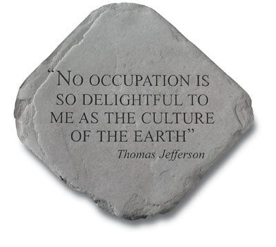  NO OCCUPATION IS… Memorial Garden Stone Décor, Memorial & Inspirational, Kayberry, XoticBrands Home Decor