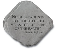  NO OCCUPATION IS… Memorial Garden Stone Décor, Memorial & Inspirational, Kayberry, XoticBrands Home Decor