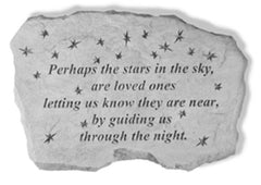  Perhaps the stars in the sky… Memorial Garden Stone Décor, Memorial & Inspirational, Kayberry, XoticBrands Home Decor