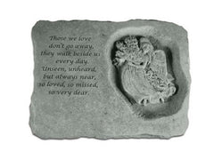 Those We Love Don'T Go Away W/ Angel... Memorial Garden Stone - XoticBrands Home Decor