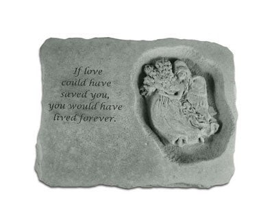 If Love Could Have Saved You W/Angel... Memorial Pet Stone - XoticBrands Home Decor