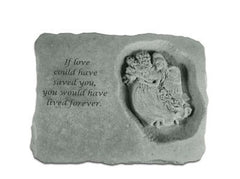 If Love Could Have Saved You W/Angel... Memorial Pet Stone - XoticBrands Home Decor
