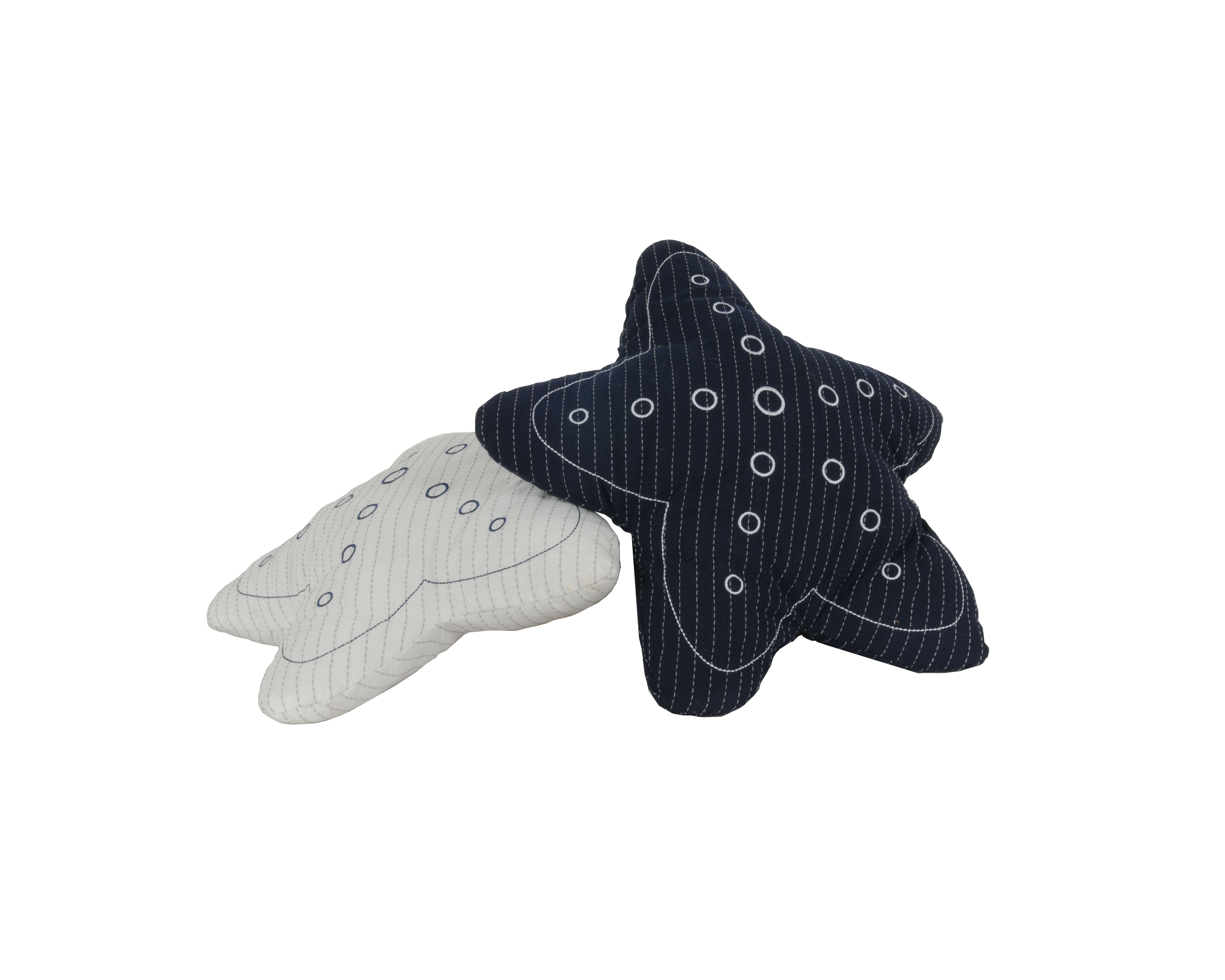  Anne Home - Star Pillow - White, Home furniture and decor, Old Modern Handicrafts, XoticBrands Home Decor