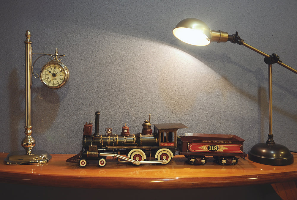  Model Of Union Pacific 1:24 Train Locomotive Iron Model, Home furniture and decor, Old Modern Handicrafts, XoticBrands Home Decor