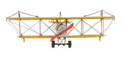  1918 Yellow Curtiss JN-4 1:24 Classic Iron Model, Home furniture and decor, Old Modern Handicrafts, XoticBrands Home Decor