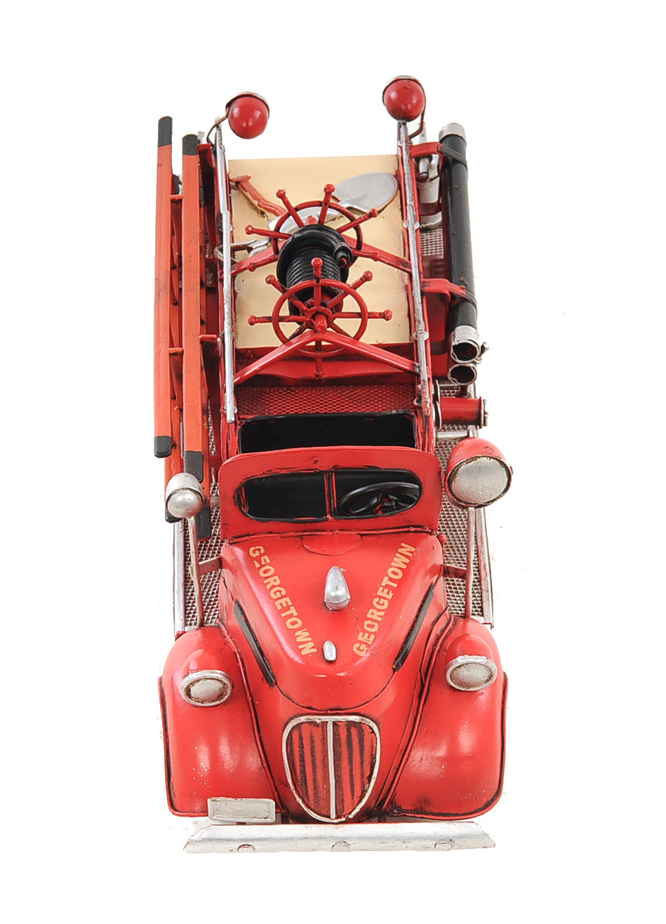  1938 Red Fire Engine Ford 1:40 Iron Vintage Model, Home furniture and decor, Old Modern Handicrafts, XoticBrands Home Decor