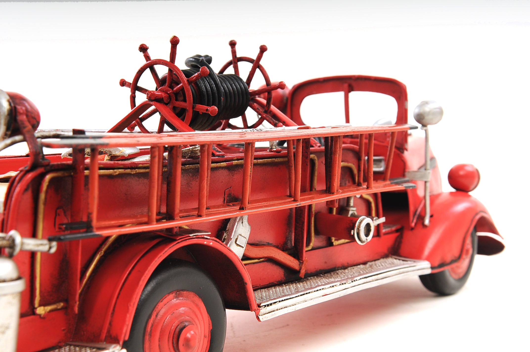  1938 Red Fire Engine Ford 1:40 Iron Vintage Model, Home furniture and decor, Old Modern Handicrafts, XoticBrands Home Decor