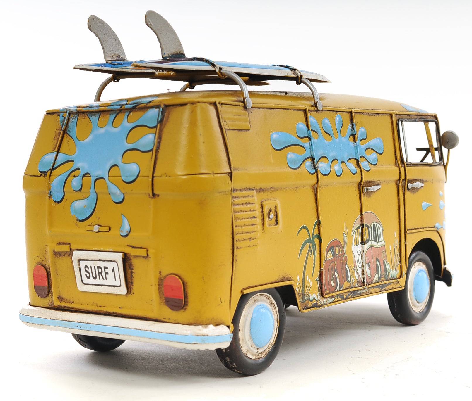  1967 Volkswagen Deluxe Bus 1:18 Iron Vintage Model, Home furniture and decor, Old Modern Handicrafts, XoticBrands Home Decor