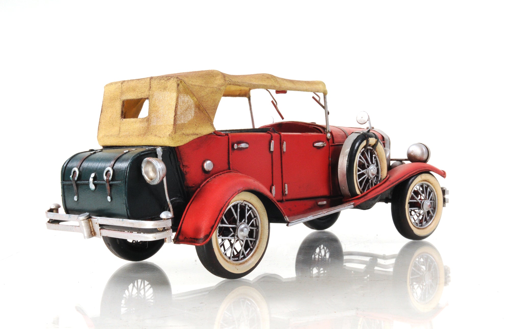 1933 Red Duesenberg J 1:12 Iron Vintage Model, Home furniture and decor, Old Modern Handicrafts, XoticBrands Home Decor