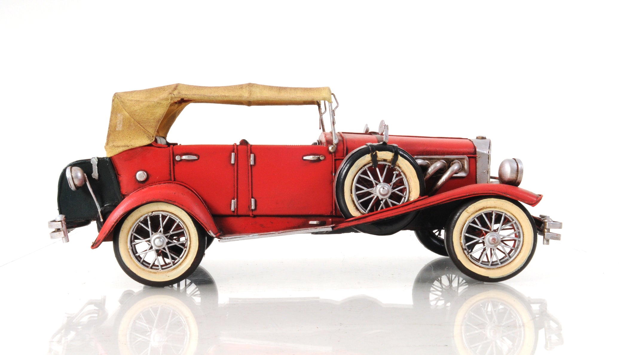  1933 Red Duesenberg J 1:12 Iron Vintage Model, Home furniture and decor, Old Modern Handicrafts, XoticBrands Home Decor