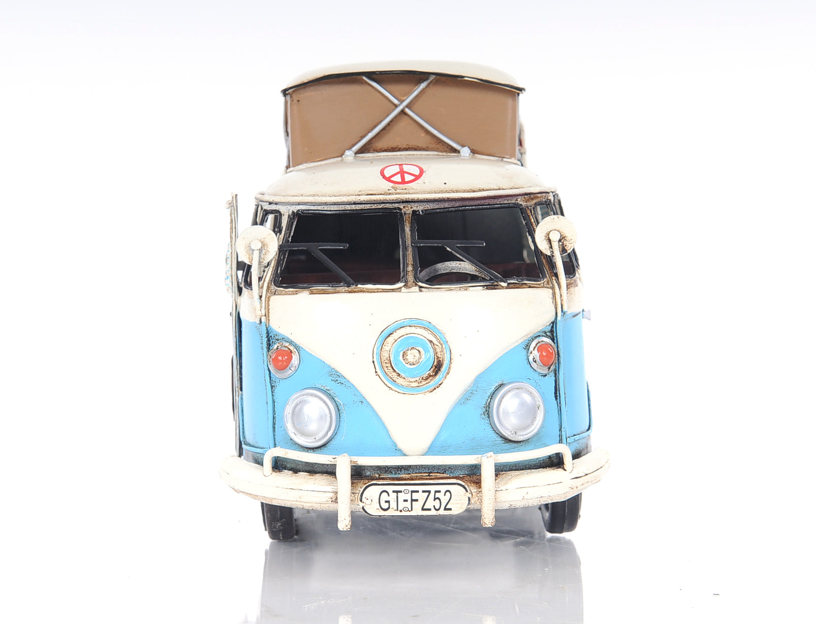  Volkswagen Camp Bus Iron Vintage Model, Home furniture and decor, Old Modern Handicrafts, XoticBrands Home Decor