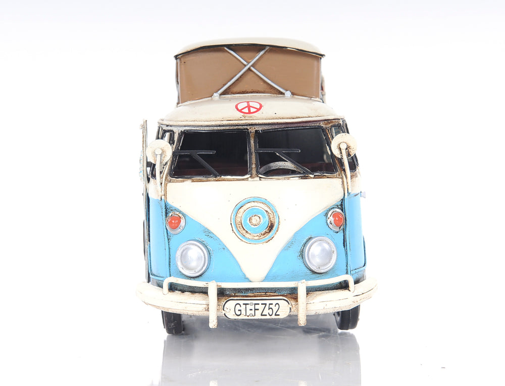  Volkswagen Camp Bus Iron Vintage Model, Home furniture and decor, Old Modern Handicrafts, XoticBrands Home Decor