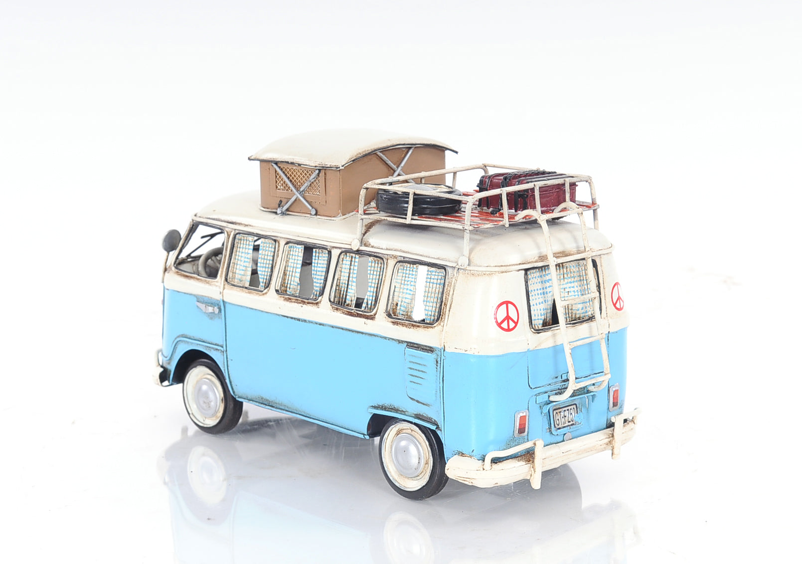  Volkswagen Camp Bus Iron Vintage Model, Home furniture and decor, Old Modern Handicrafts, XoticBrands Home Decor
