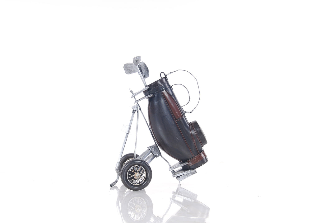  Black Golf Bag Iron Vintage Model, Home furniture and decor, Old Modern Handicrafts, XoticBrands Home Decor