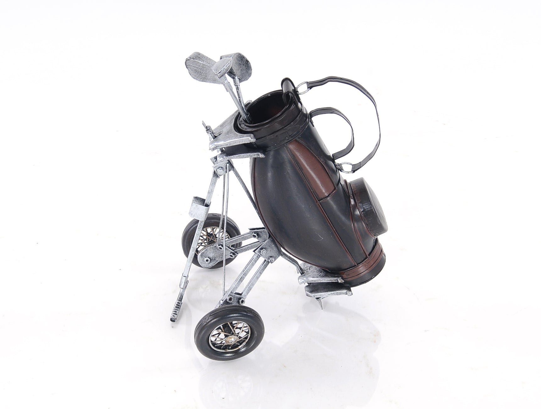  Black Golf Bag Iron Vintage Model, Home furniture and decor, Old Modern Handicrafts, XoticBrands Home Decor