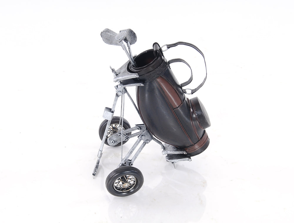  Black Golf Bag Iron Vintage Model, Home furniture and decor, Old Modern Handicrafts, XoticBrands Home Decor