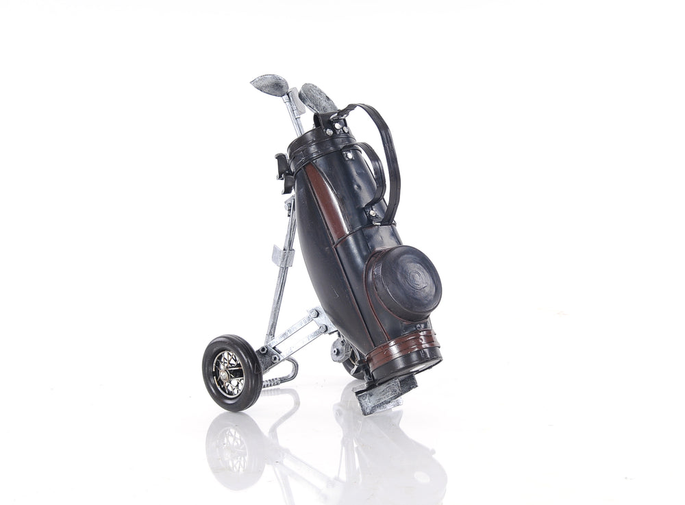  Black Golf Bag Iron Vintage Model, Home furniture and decor, Old Modern Handicrafts, XoticBrands Home Decor