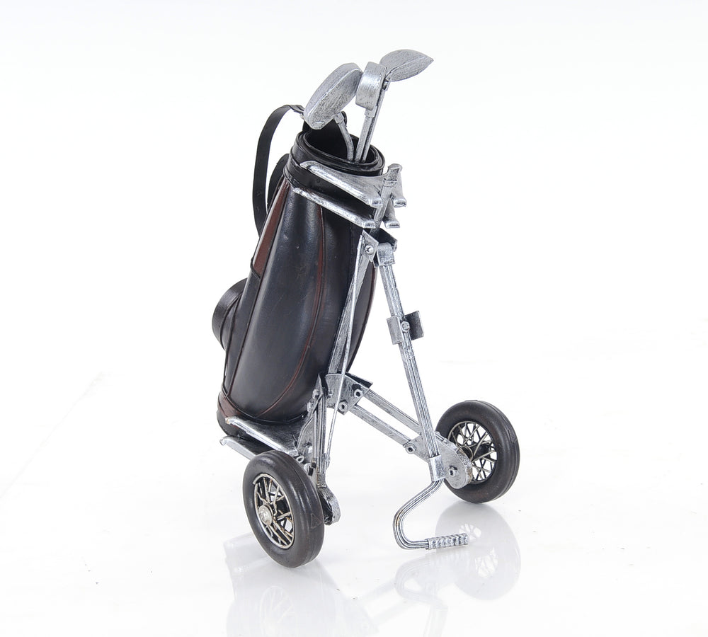  Black Golf Bag Iron Vintage Model, Home furniture and decor, Old Modern Handicrafts, XoticBrands Home Decor