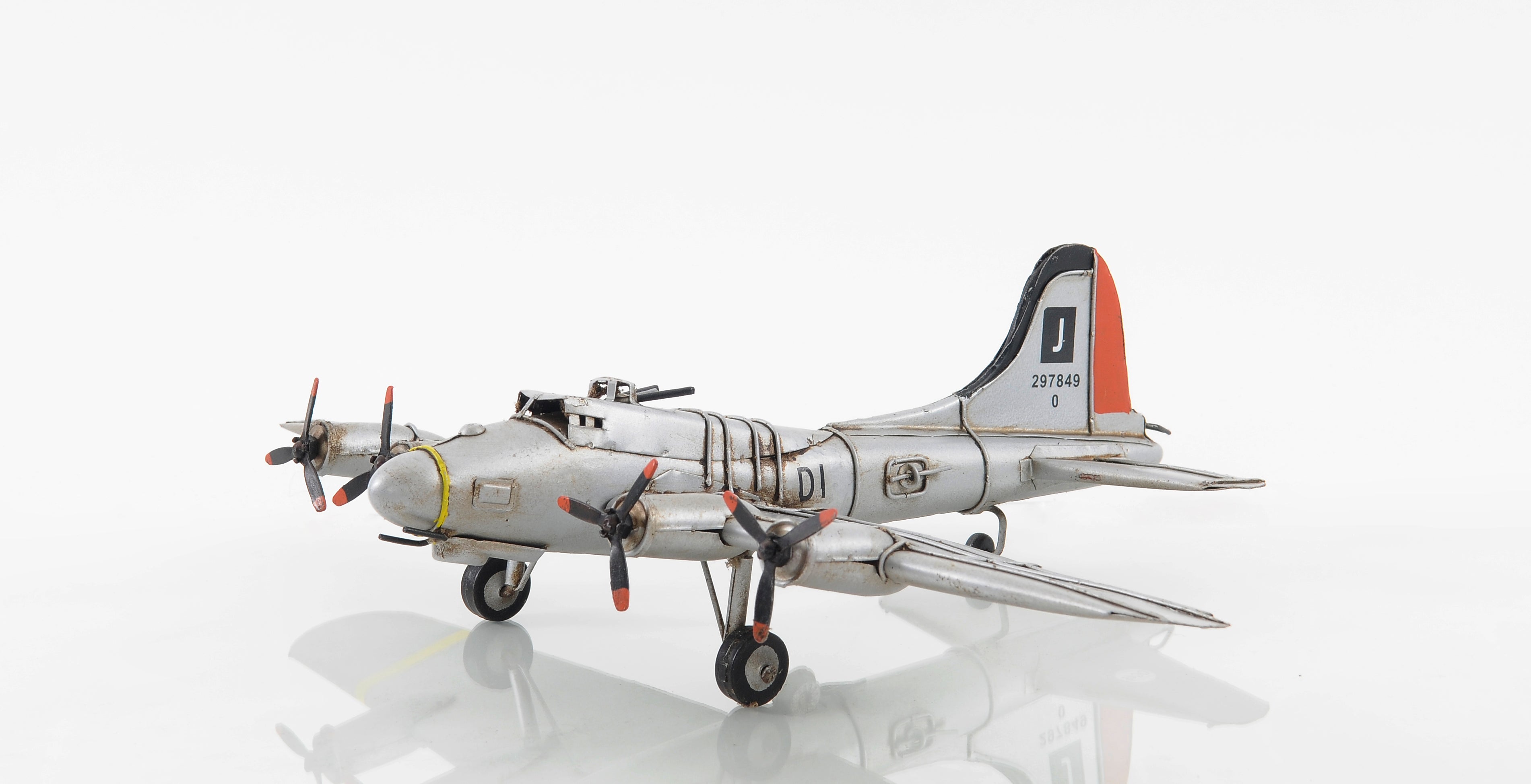  B-17 Flying Fortress Iron Vintage Model, Home furniture and decor, Old Modern Handicrafts, XoticBrands Home Decor