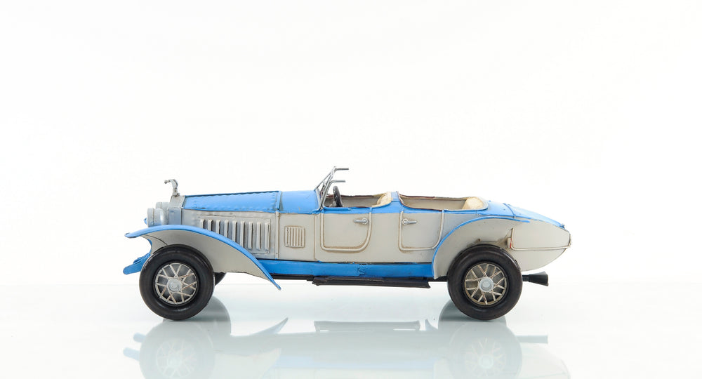  1928 17EX Sports Rolls Royce Phantom Iron Vintage Model, Home furniture and decor, Old Modern Handicrafts, XoticBrands Home Decor