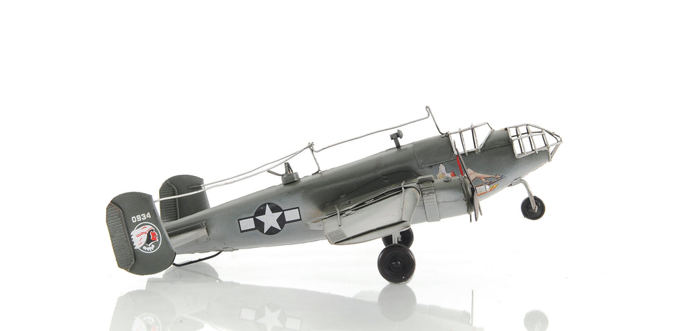  B-25 Mitchell Bomber Iron Vintage Model, Home furniture and decor, Old Modern Handicrafts, XoticBrands Home Decor