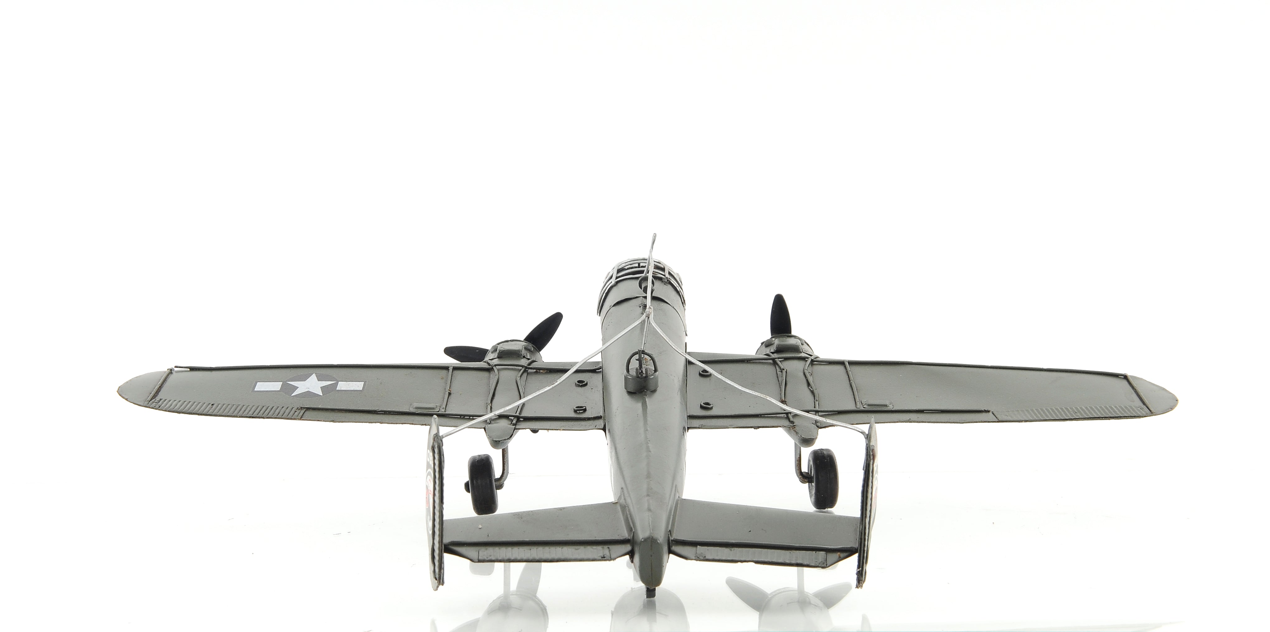  B-25 Mitchell Bomber Iron Vintage Model, Home furniture and decor, Old Modern Handicrafts, XoticBrands Home Decor