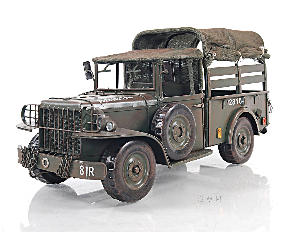  Vintage Dodge M42 Command Iron Vintage Model, Home furniture and decor, Old Modern Handicrafts, XoticBrands Home Decor