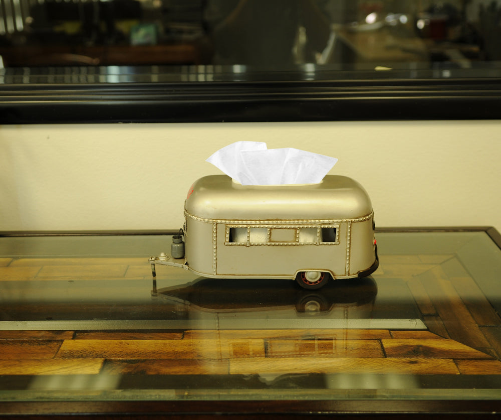  Camping Trailer Tissue Holder Iron Vintage Model, Home furniture and decor, Old Modern Handicrafts, XoticBrands Home Decor