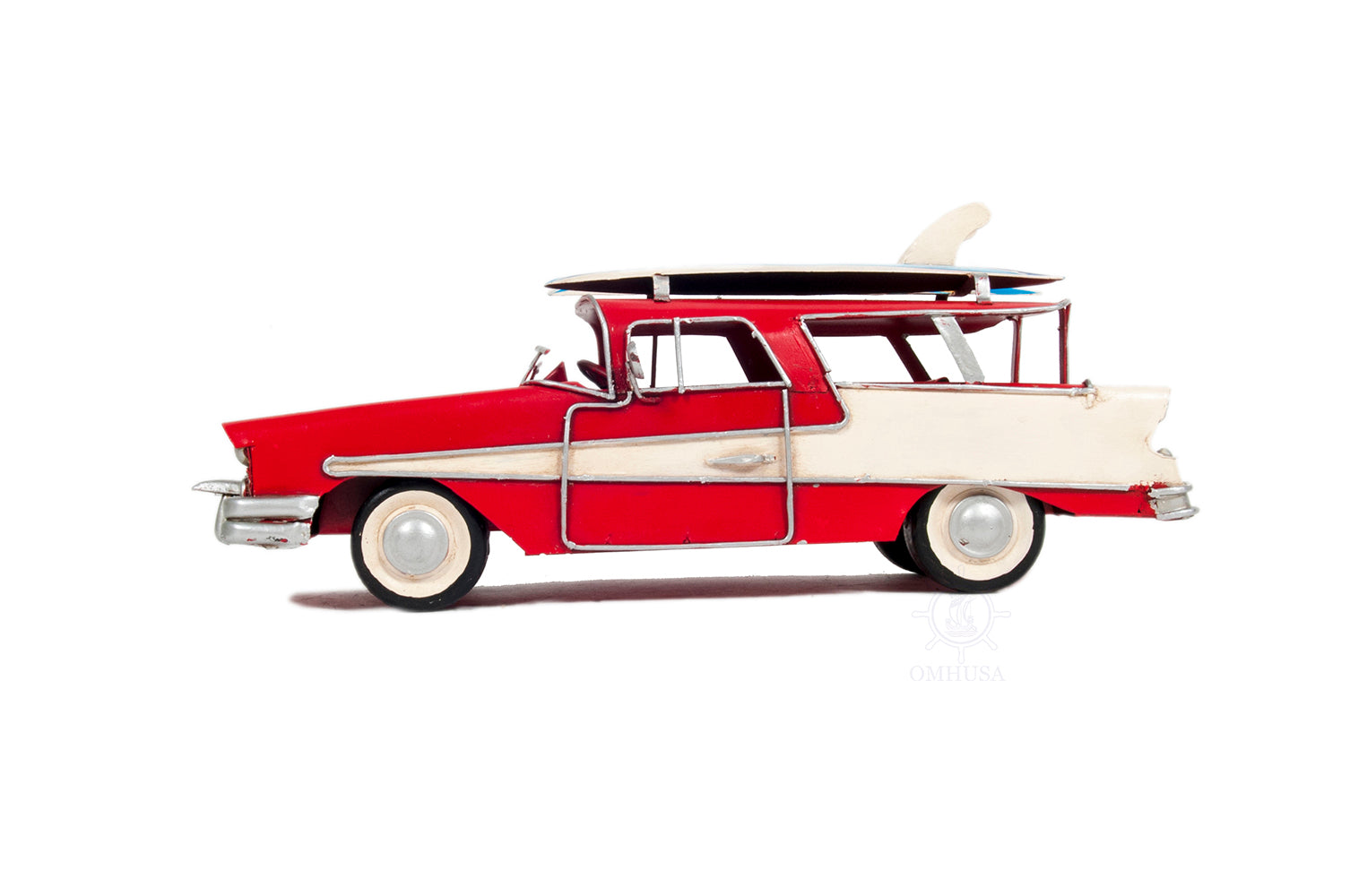  1957 Ford Country Squire Station Wagon Red, Home furniture and dÃ©cor, OLD MODERN HANDICRAFTS, XoticBrands Home Decor