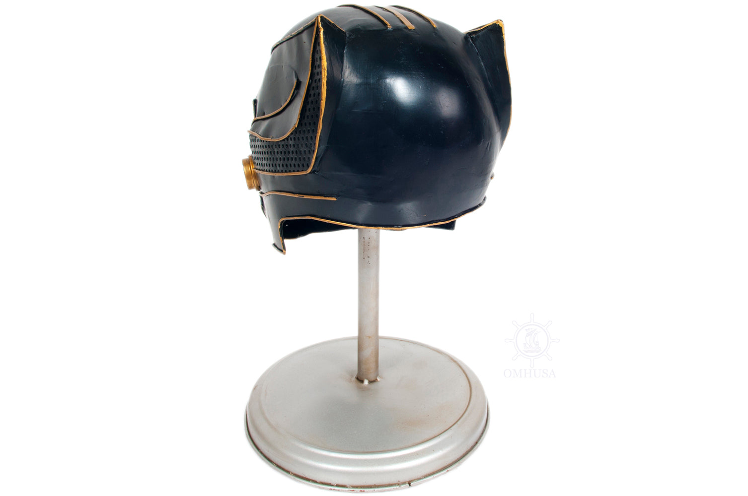  Black Panther Helmet Metal Handmade, Home furniture and dÃ©cor, OLD MODERN HANDICRAFTS, XoticBrands Home Decor