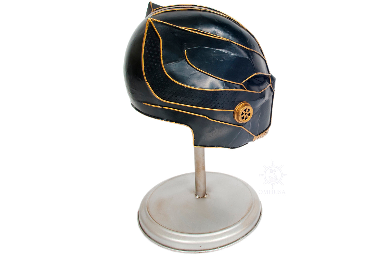  Black Panther Helmet Metal Handmade, Home furniture and dÃ©cor, OLD MODERN HANDICRAFTS, XoticBrands Home Decor