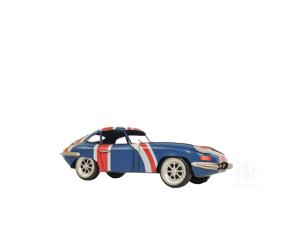  1961 E Type Jaguar Model Car Metal Handmade, Home furniture and dÃ©cor, OLD MODERN HANDICRAFTS, XoticBrands Home Decor
