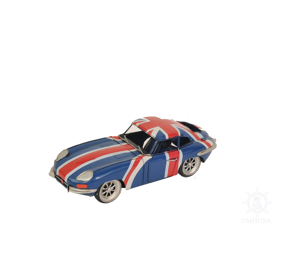  1961 E Type Jaguar Model Car Metal Handmade, Home furniture and dÃ©cor, OLD MODERN HANDICRAFTS, XoticBrands Home Decor