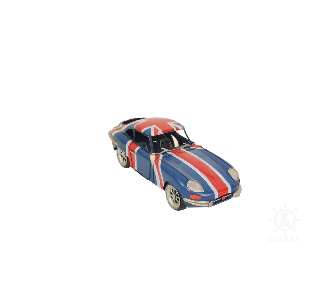  1961 E Type Jaguar Model Car Metal Handmade, Home furniture and dÃ©cor, OLD MODERN HANDICRAFTS, XoticBrands Home Decor