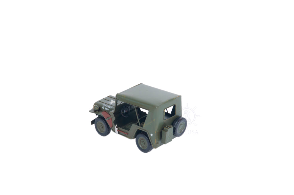  1940 Willys Quad Overland Jeep Model Car Metal, Home furniture and dÃ©cor, OLD MODERN HANDICRAFTS, XoticBrands Home Decor