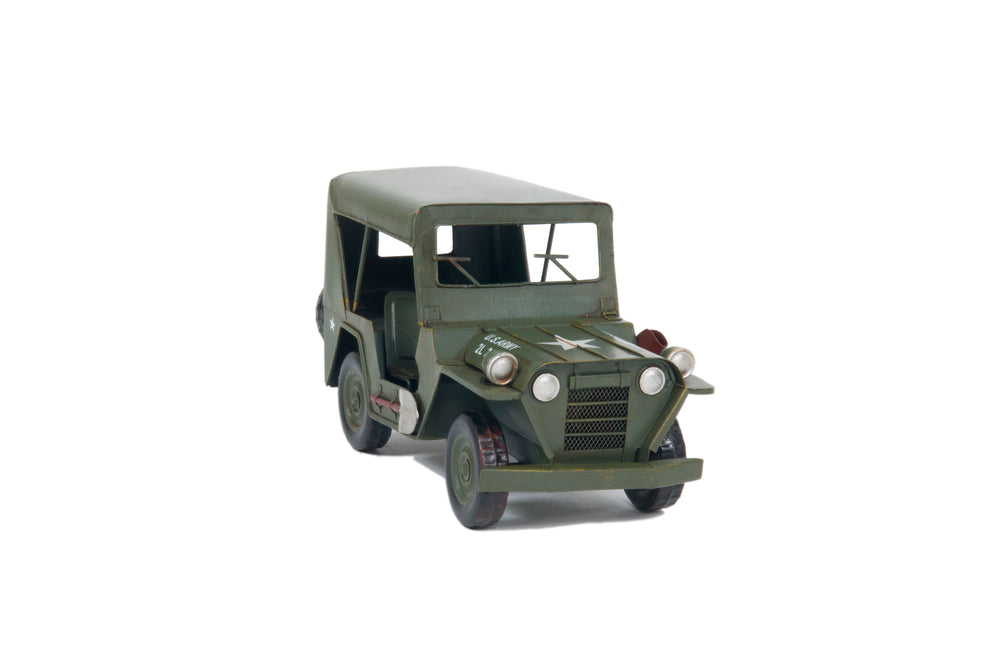  1940 Willys Quad Overland Jeep Model Car Metal, Home furniture and dÃ©cor, OLD MODERN HANDICRAFTS, XoticBrands Home Decor
