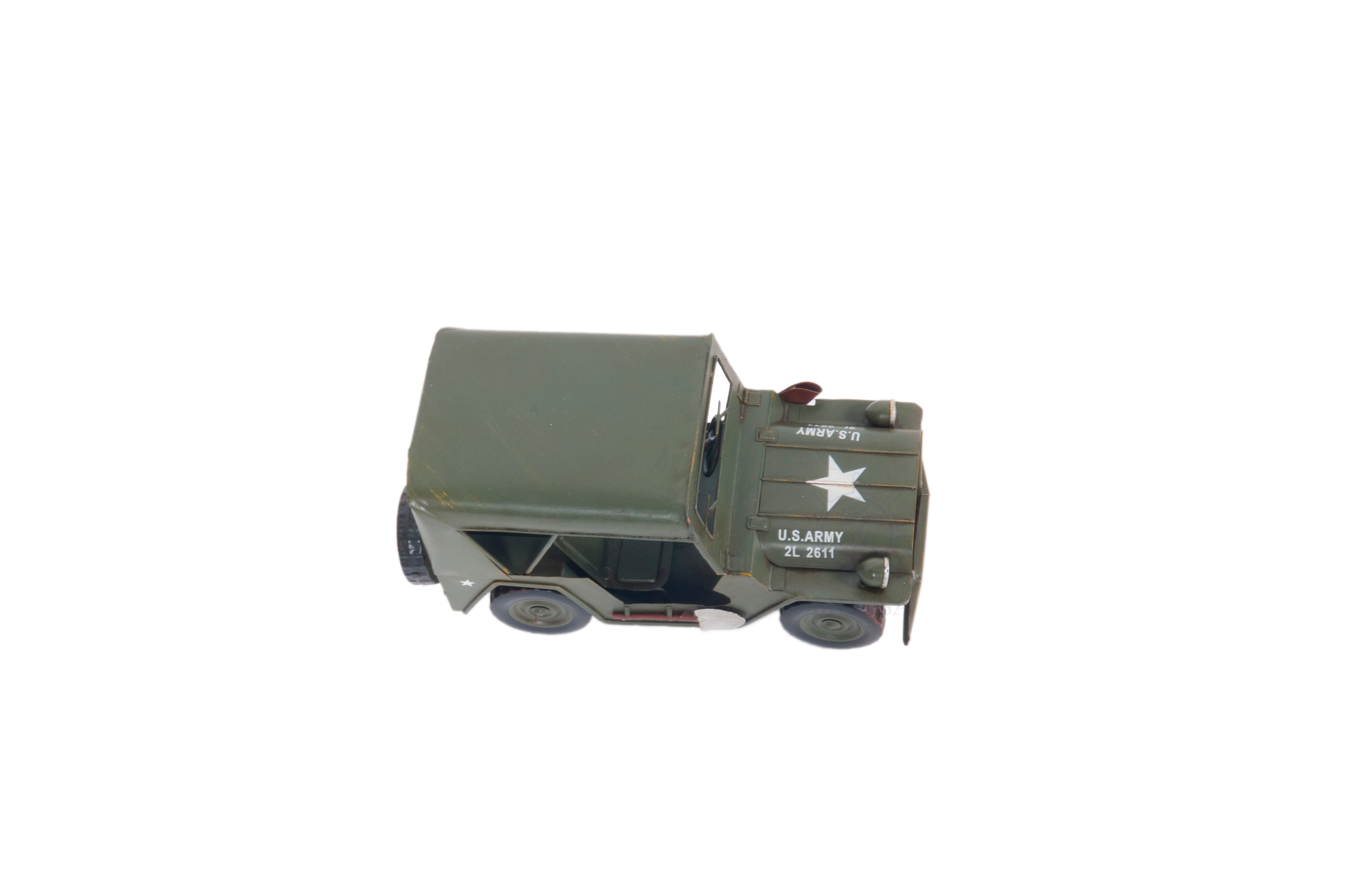  1940 Willys Quad Overland Jeep Model Car Metal, Home furniture and dÃ©cor, OLD MODERN HANDICRAFTS, XoticBrands Home Decor