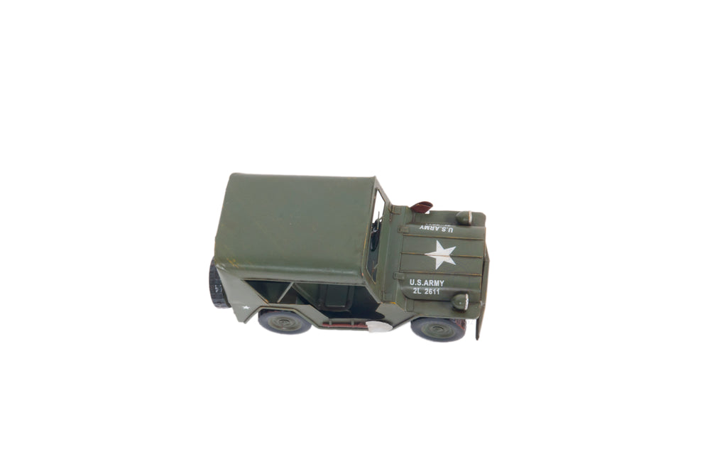  1940 Willys Quad Overland Jeep Model Car Metal, Home furniture and dÃ©cor, OLD MODERN HANDICRAFTS, XoticBrands Home Decor