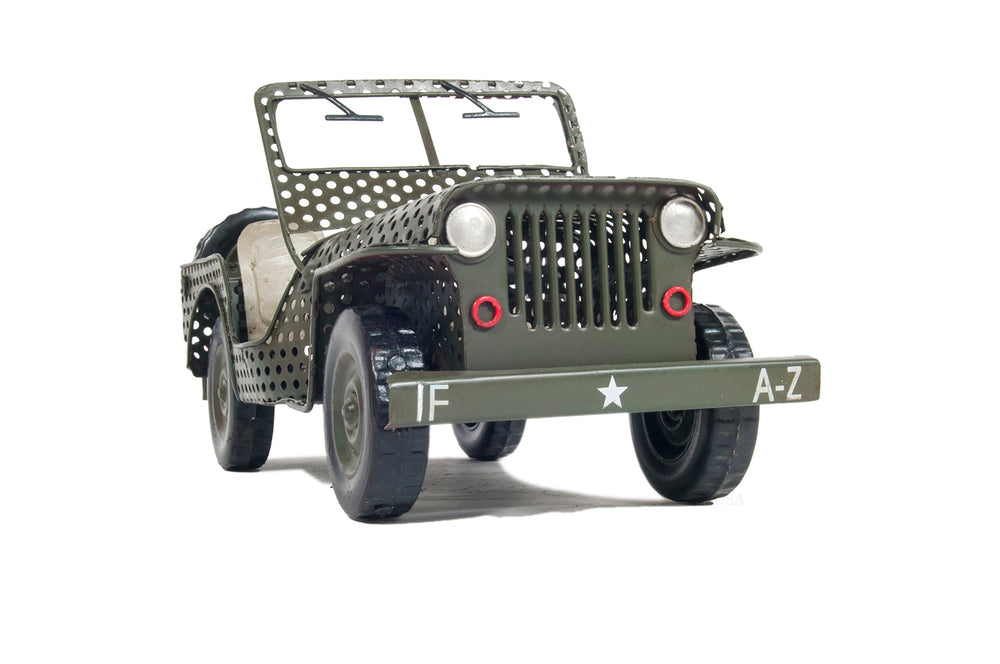  1945 Willys CJ 2A Overland Open Frame Jeep Model, Home furniture and dÃ©cor, OLD MODERN HANDICRAFTS, XoticBrands Home Decor