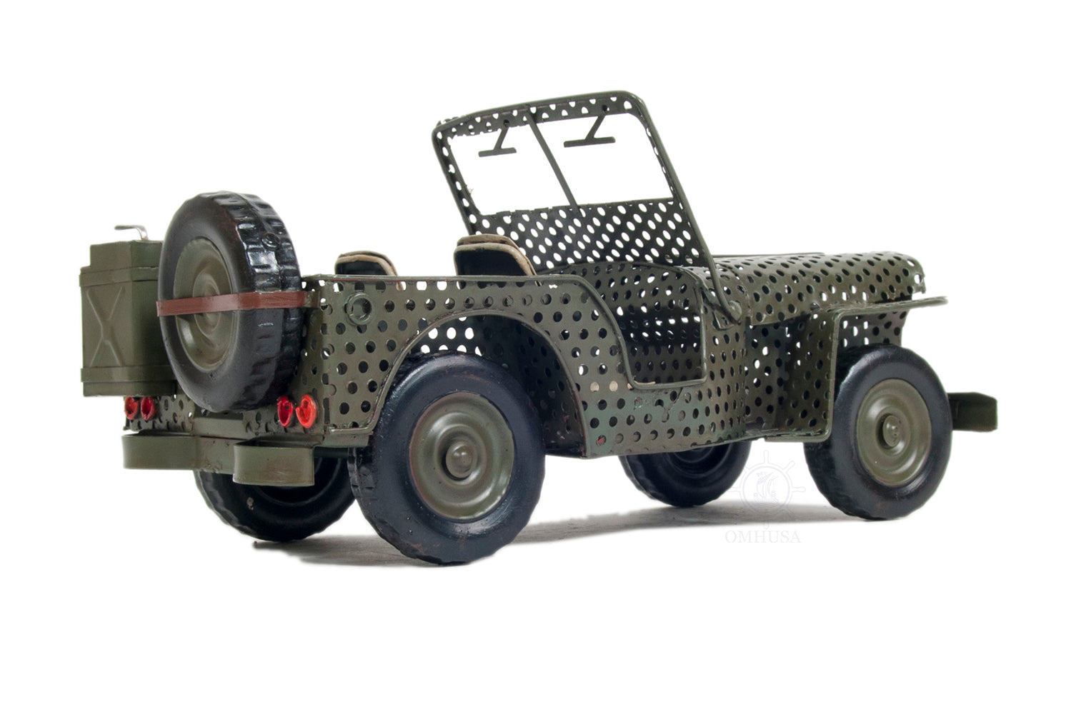  1945 Willys CJ 2A Overland Open Frame Jeep Model, Home furniture and dÃ©cor, OLD MODERN HANDICRAFTS, XoticBrands Home Decor