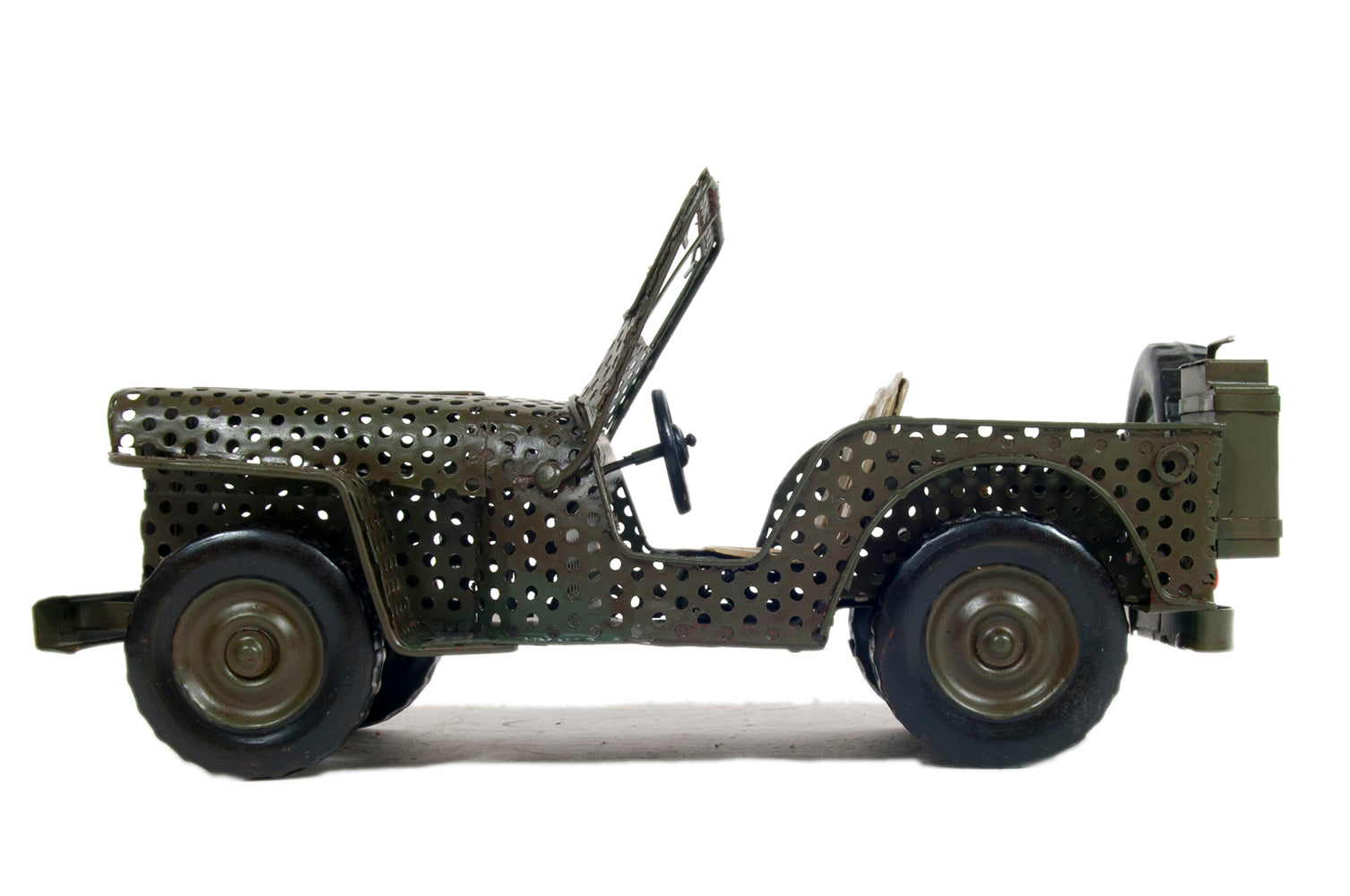  1945 Willys CJ 2A Overland Open Frame Jeep Model, Home furniture and dÃ©cor, OLD MODERN HANDICRAFTS, XoticBrands Home Decor