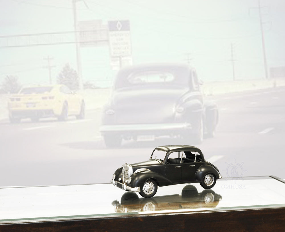  1937 Plymouth P4 Deluxe Black Metal Model Car, Home furniture and dÃ©cor, OLD MODERN HANDICRAFTS, XoticBrands Home Decor