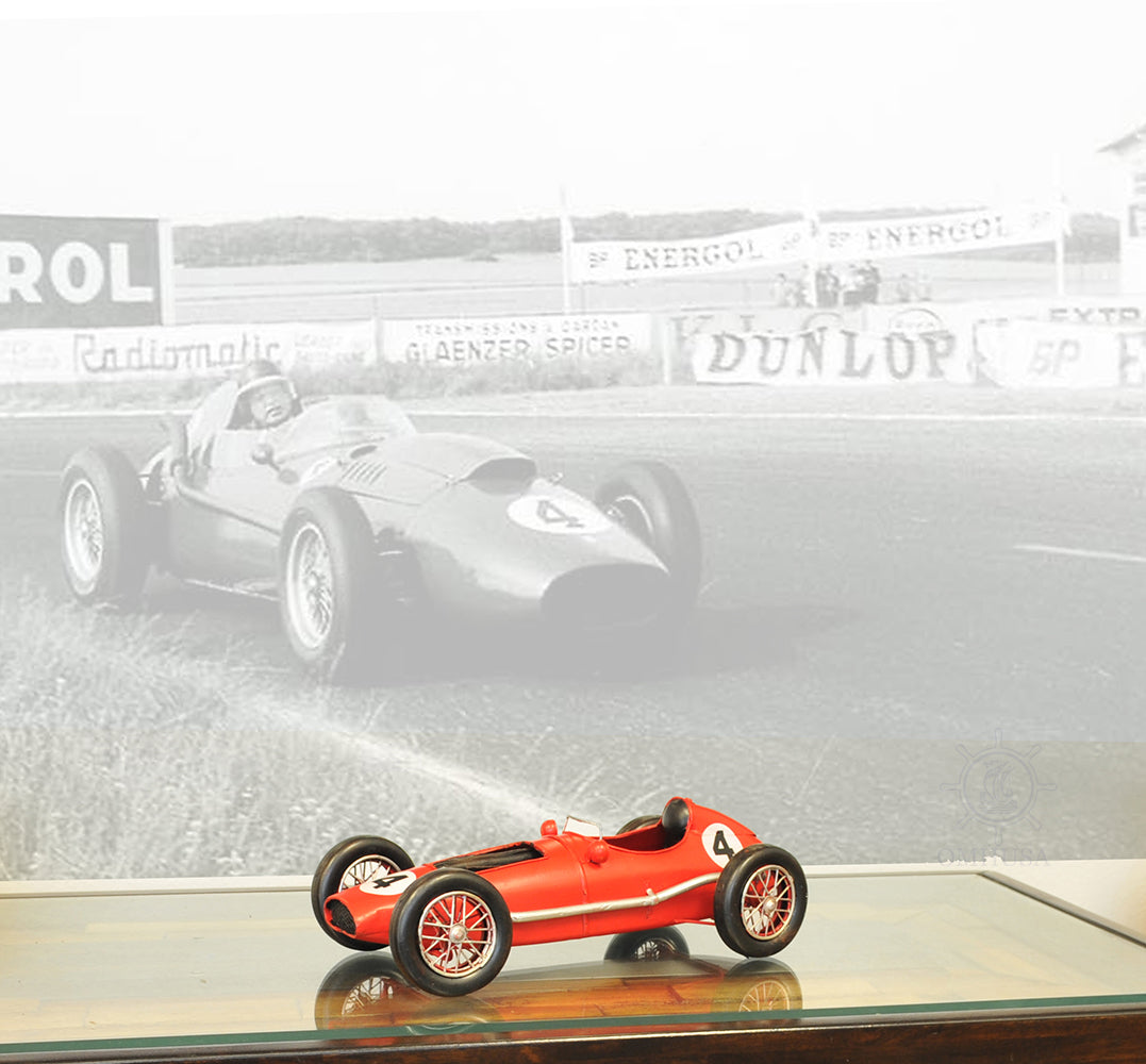  1958 Ferrari 246 F1 Model Red Metal Handmade, Home furniture and dÃ©cor, OLD MODERN HANDICRAFTS, XoticBrands Home Decor