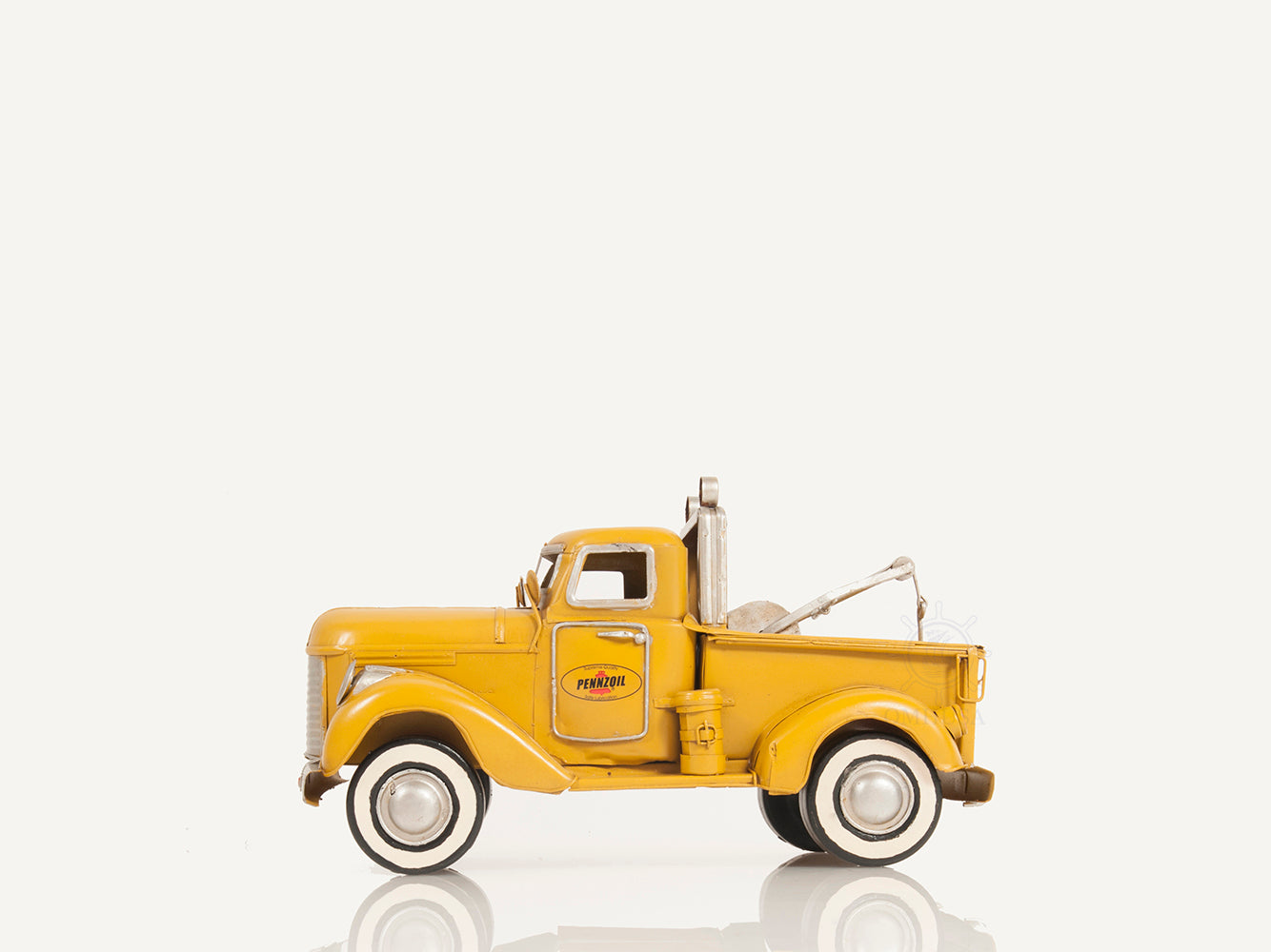  1926 Pennzoil Tow Truck Yellow Metal Handmade, Home furniture and dÃ©cor, OLD MODERN HANDICRAFTS, XoticBrands Home Decor