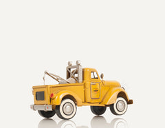  1926 Pennzoil Tow Truck Yellow Metal Handmade, Home furniture and dÃ©cor, OLD MODERN HANDICRAFTS, XoticBrands Home Decor
