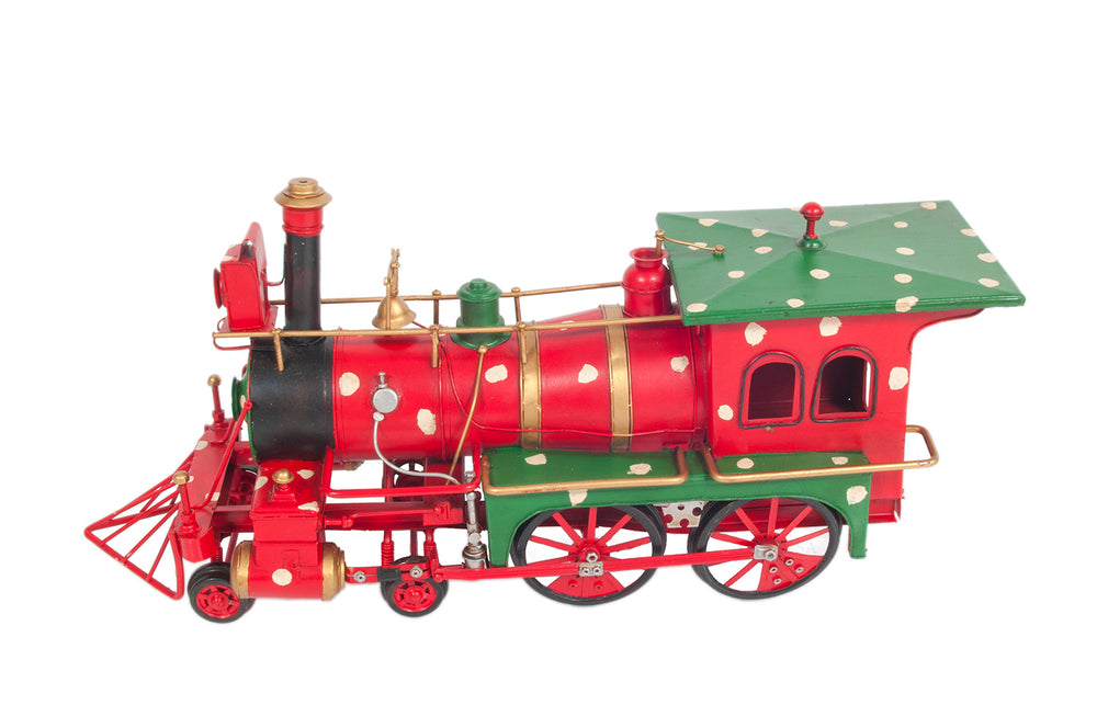  Christmas Train Model Handmade Tin Metal Handmade, Home furniture and dÃ©cor, OLD MODERN HANDICRAFTS, XoticBrands Home Decor