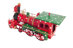  Christmas Train Model Handmade Tin Metal Handmade, Home furniture and dÃ©cor, OLD MODERN HANDICRAFTS, XoticBrands Home Decor
