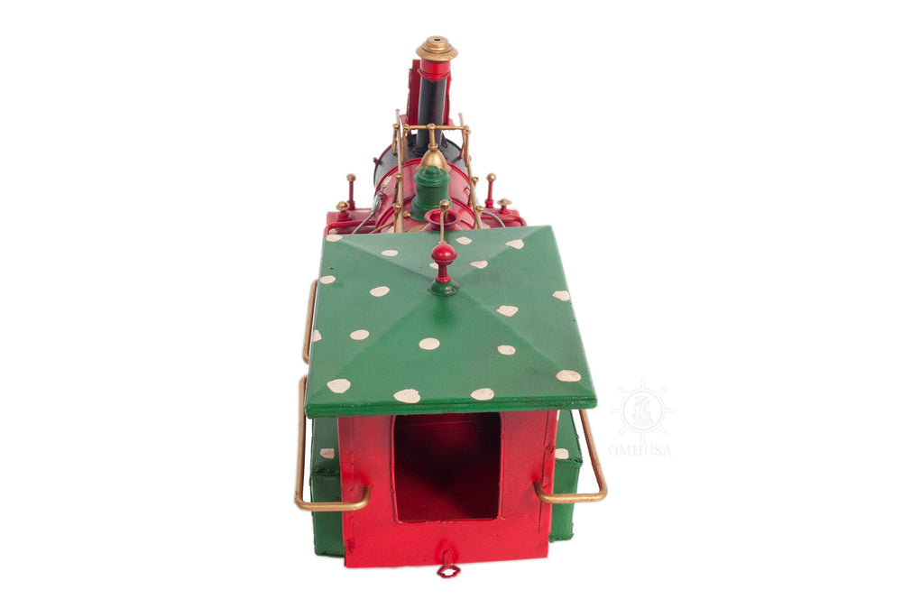 Christmas Train Model Handmade Tin Metal Handmade, Home furniture and dÃ©cor, OLD MODERN HANDICRAFTS, XoticBrands Home Decor