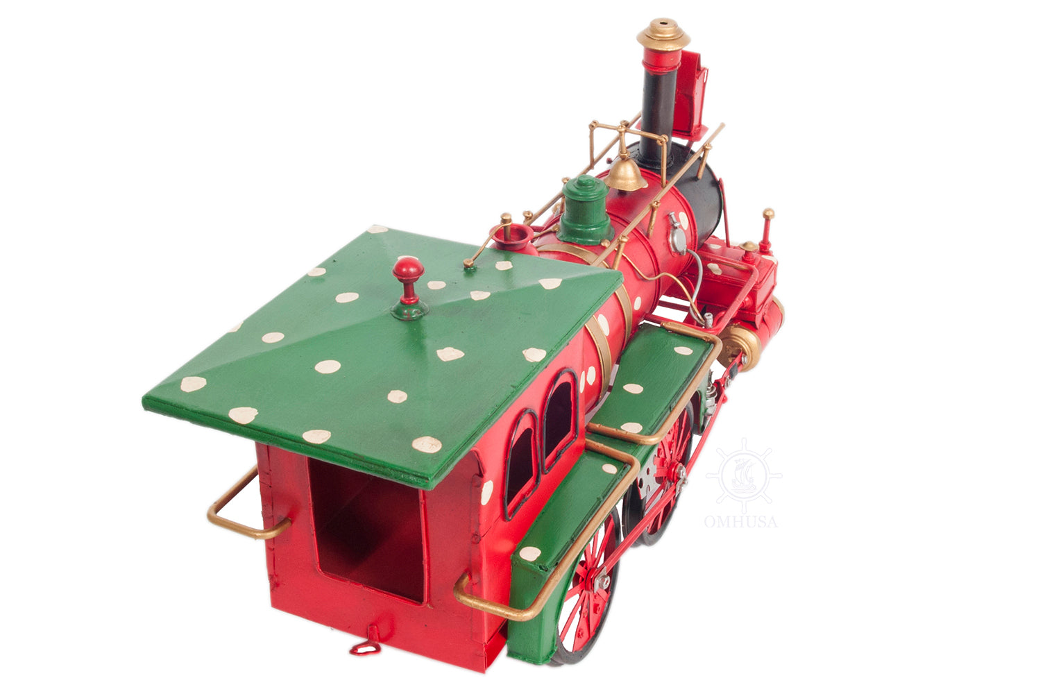 Christmas Train Model Handmade Tin Metal Handmade, Home furniture and dÃ©cor, OLD MODERN HANDICRAFTS, XoticBrands Home Decor