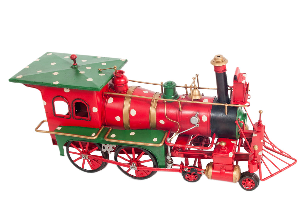  Christmas Train Model Handmade Tin Metal Handmade, Home furniture and dÃ©cor, OLD MODERN HANDICRAFTS, XoticBrands Home Decor
